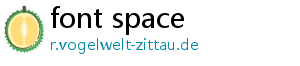 font space