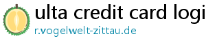 ulta credit card login